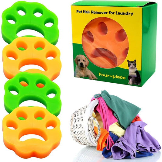 Washing sponges for removing pet hair